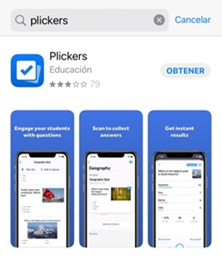 Descarga app Plickers iOS