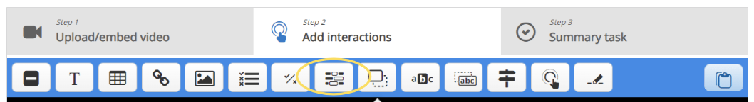 Interacción completar espacios en blanco con texto
